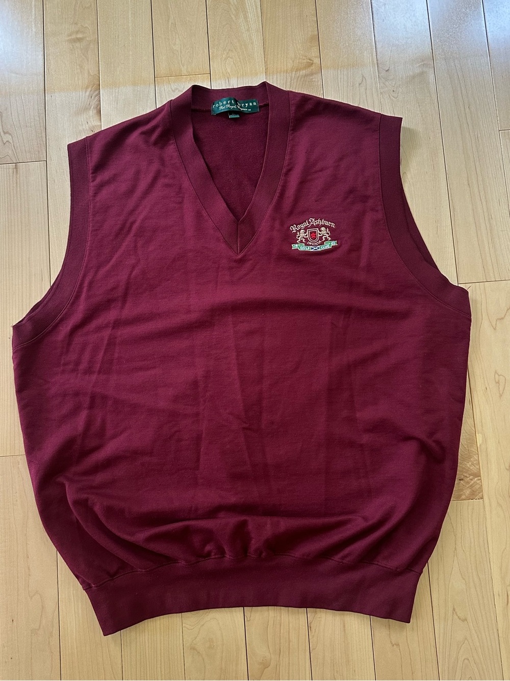 VINTAGE Burgundy Sweater Vest